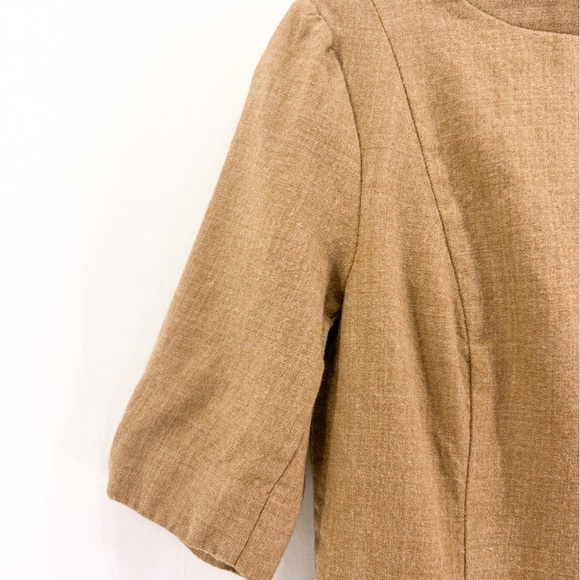 𝅺PENDLETON Wool Color block Short Sleeve Sheath Midi Dress size 8 - Picture 5 of 7